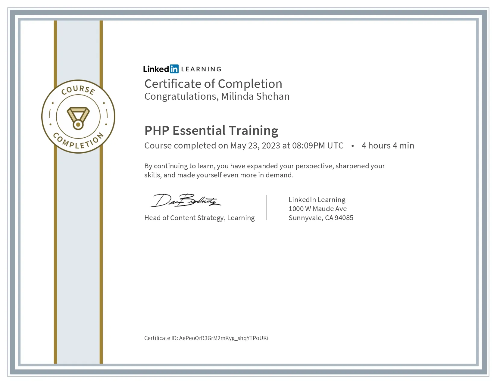 PHP Essential Training