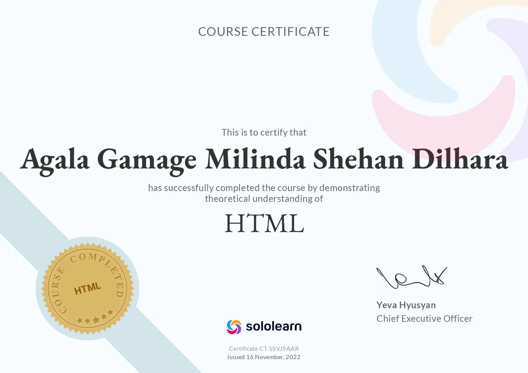 HTML Course