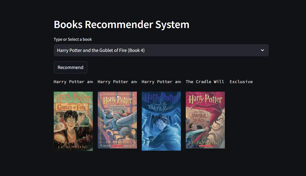 Book Recommendation System