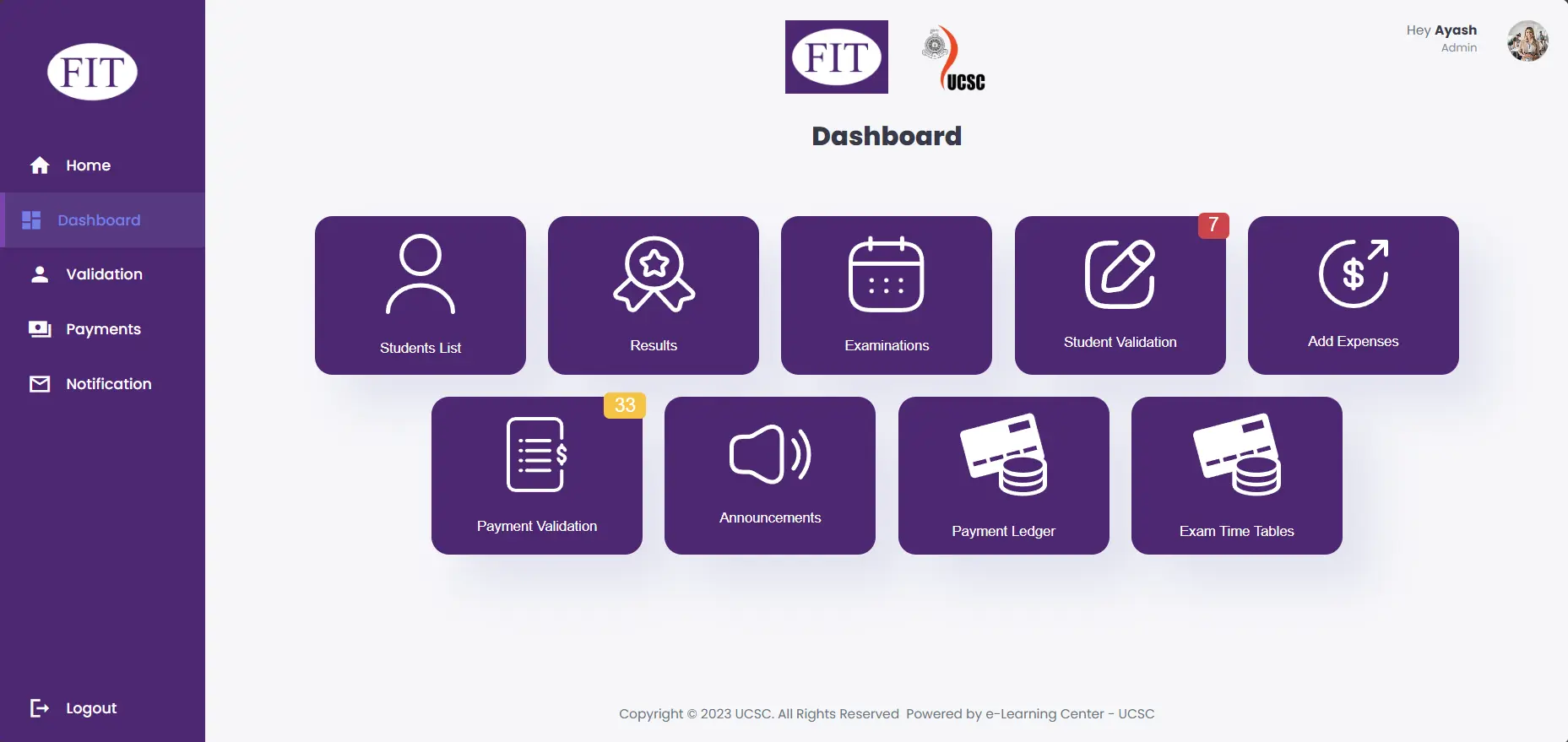 Fit Registration System