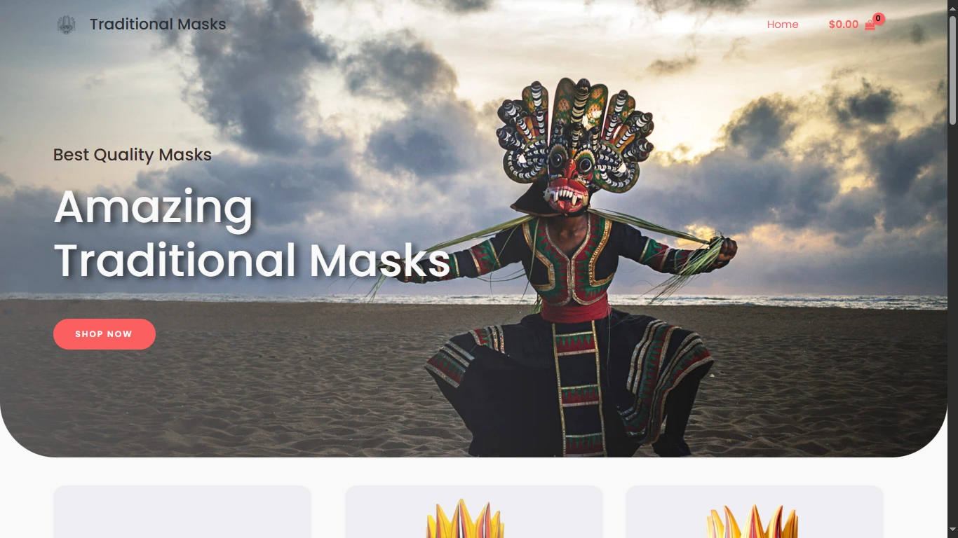 E-commerce Platform for Traditional Masks | Yaka Store