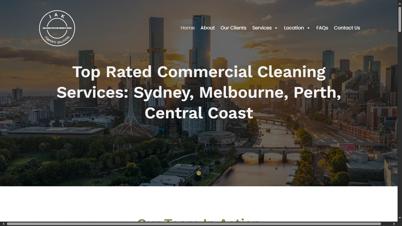 JAK Property Solutions Website