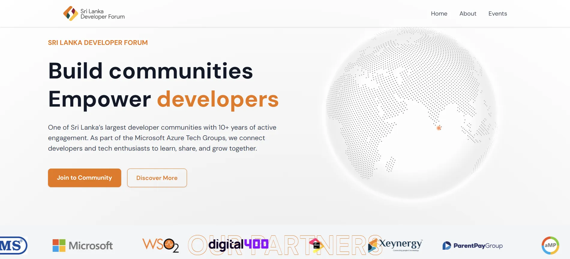 Sri Lanka Developer Forum Website
