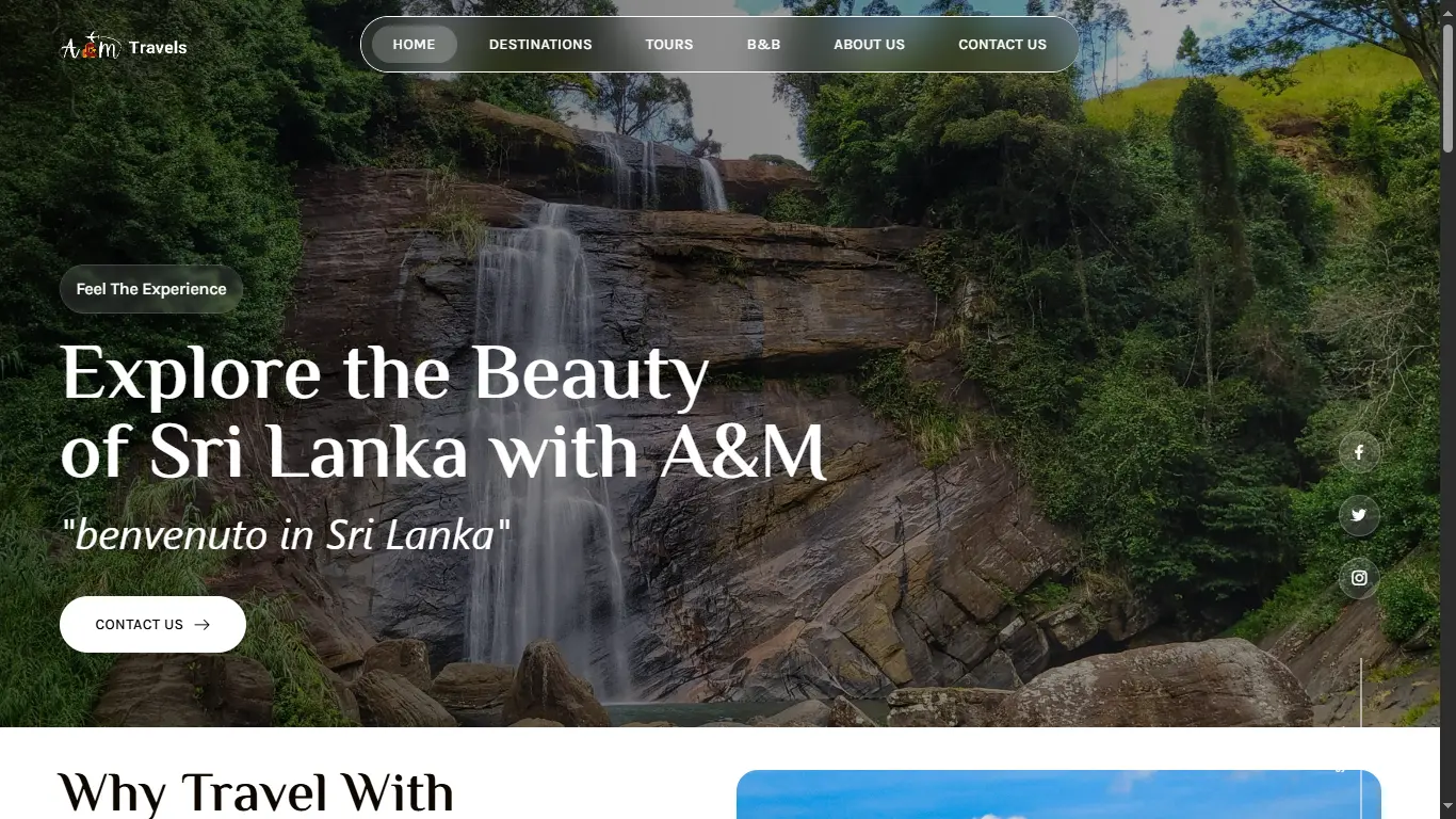 A&M Travel Agency Website